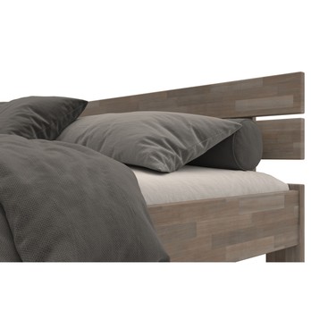 Posteľ MARIA II buk olej sivá, 180x200 cm 4