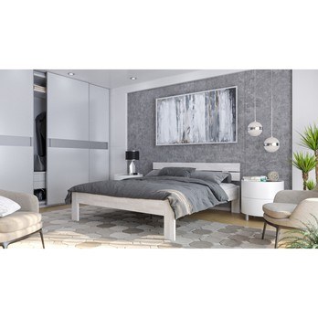 Posteľ MARIA II buk olej biela, 180x200 cm 1