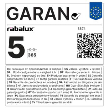 Vonkajšie nástenné svietidlo MARIBOR biela 4