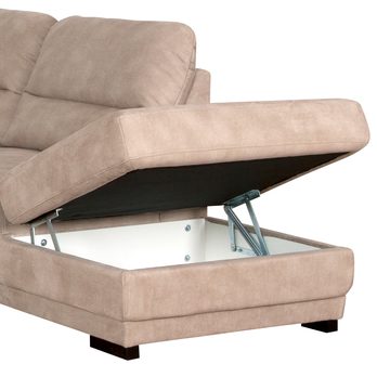 Sedacia súprava MARICELA pravá, svetlohnedá 4