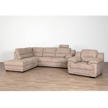 Kreslo MARICELA svetlohnedá 1