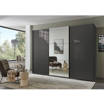 Šatníková skriňa MARIGOLD VI grafitová 1