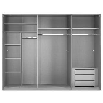 Šatníková skriňa MARIGOLD VI sivobéžová 2