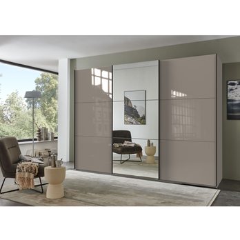 Šatníková skriňa MARIGOLD VI sivobéžová 1