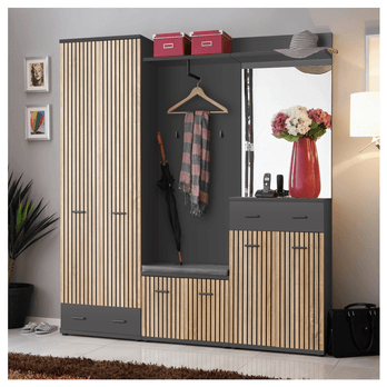 Zrkadlo MARISOL antracitová 1