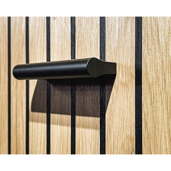 Vysoká skrinka MARISOL dub artisan/antracitová 4