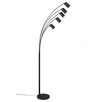 Stojacia lampa MARLEY 6 čierny kov 4