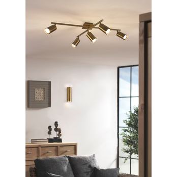 Nástenné svietidlo MARLEY mosadz 2