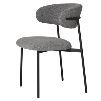 Jedálenská stolička MARO svetlosivá 2