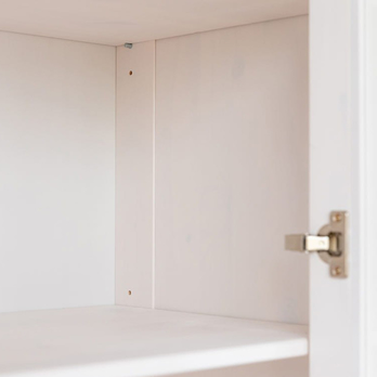 Vitrína MARON 2D biela/tabak 5