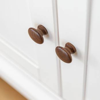 Vitrína MARON 2D biela/tabak 8