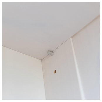 Úzka vitrína  MARON borovica/biela 6