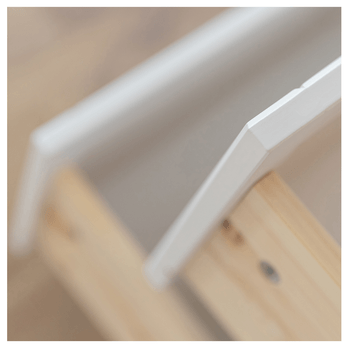 Úzka vitrína  MARON borovica/biela 12