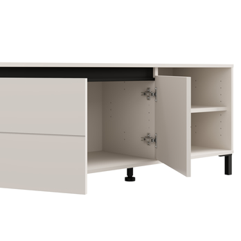 TV stolík MARRON 1 kašmírová/čierna 4