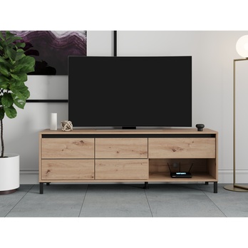 TV stolík MARRON 2 dub artisan/čierna 1