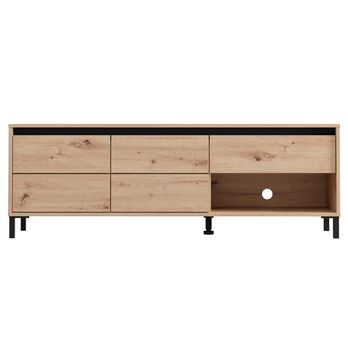 TV stolík MARRON 2 dub artisan/čierna 3