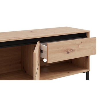 TV stolík MARRON 2 dub artisan/čierna 4