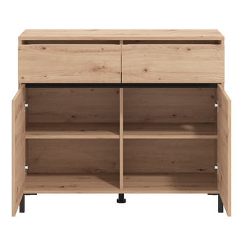 Komoda MARRON II dub artisan/matná čierna 2