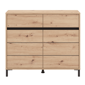 Komoda MARRON II dub artisan/matná čierna 4