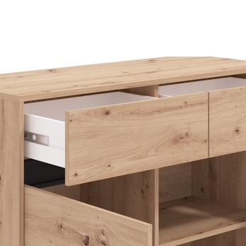 Komoda MARRON II dub artisan/matná čierna 5