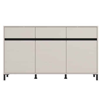 Komoda MARRON III kašmírová/matná čierna 3