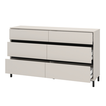 Komoda MARRON IV kašmírová/matná čierna 2