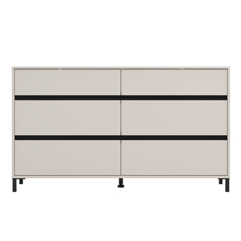 Komoda MARRON IV kašmírová/matná čierna 3