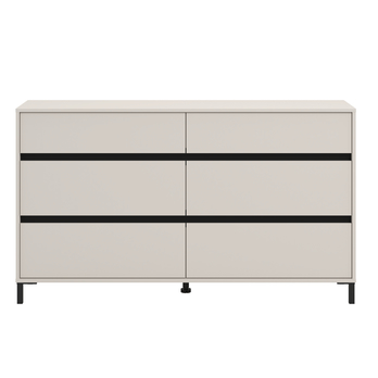 Komoda MARRON IV kašmírová/matná čierna 4