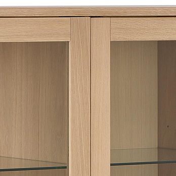 Vitrína MARTE 140 dub 9