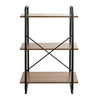 Regál MARTY II dub/čierna 3