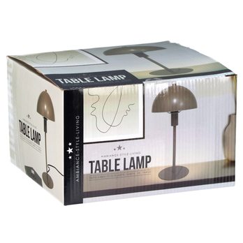 Stolná lampa MARY taupe 1