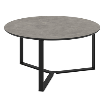 Konferenčný stolík MASSA betón tmavý/čierna, sada 2 ks 2