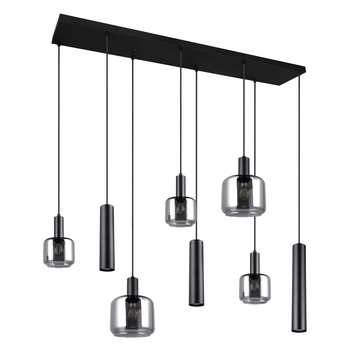 Závesné svietidlo MATARO II sklo/čierna 3