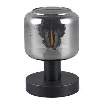 Stolná lampa MATARO sklo/čierna 3