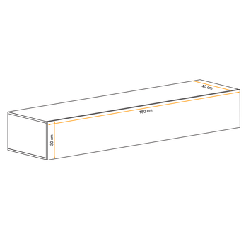 TV komoda MATCH RTV1 dub wotan 6