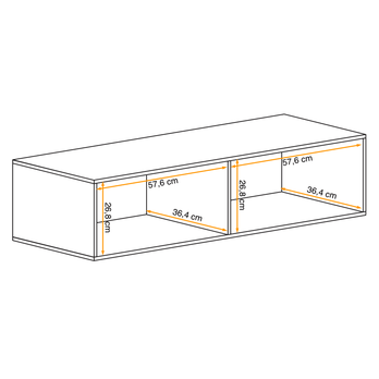 TV komoda MATCH RTV2 dub wotan 5