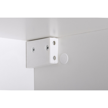 Nástenná vitrína MATCH W3 biela/biela vysoký lesk 3