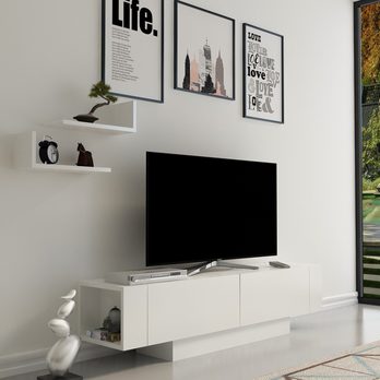 TV zostava MATERA biela 1