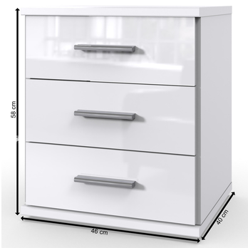 Komoda MATLA 317/T03 biela 1