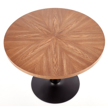 Jedálenský stôl MATT orech/kov 2