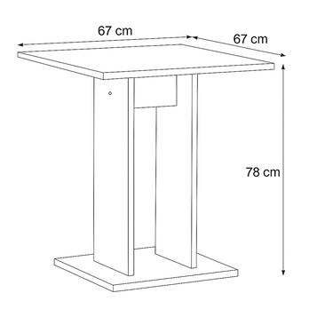 Jedálenská zostava MATTIS II antracitová/béžová/čierna 3