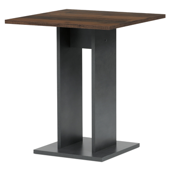 Jedálenská zostava MATTIS III staré drevo/čierna/sivá 1