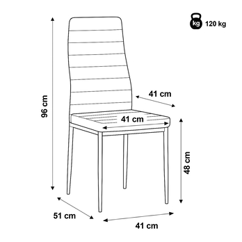 Jedálenská zostava MATTIS III staré drevo/čierna/sivá 4