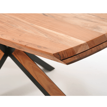Jedálenský stôl MAVERICK akácia, 180x100 cm 3