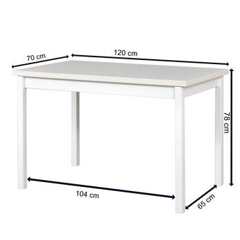 Jedálenský stôl MAXIM 3 dub sonoma 2