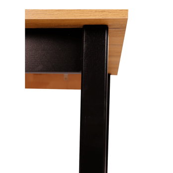 Jedálenský stôl MAXIM 9 dub/čierna 3