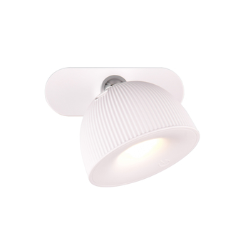 Stolná LED lampa MAXIMA biela 2