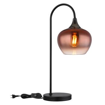 Stolná lampa MAXY II čierna/sklo 2