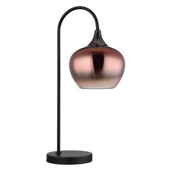 Stolná lampa MAXY II čierna/sklo 3