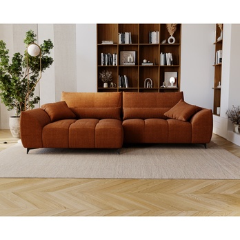 Sedacia súprava MEDA ľavá, oranžová 1